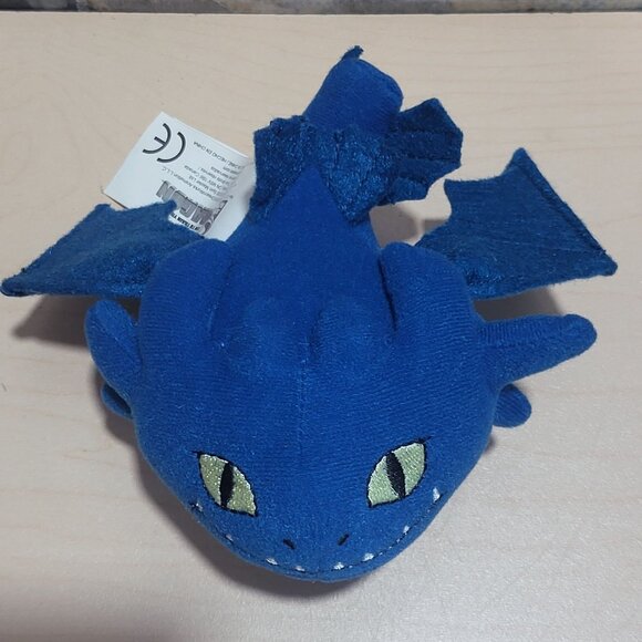 Toothless Night Fury Dragon Blue MIni Plush Toy 2010 - Picture 4 of 12